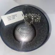 Nib Superman Pocket watch Warner Bros. Studio Store New
