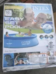 Intex 10ft x 30in Easy Set Inflatable Above Ground Pool w/ Filter Pump SHIPS NOW