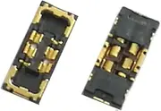 YESUN Replacement Parts Battery FPC Connector Contact Holder for iPhone 8/8 Plus/X/XS/XS Max/XR On Logic Motherboard (Pack of 2)