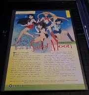 Sailor Moon Framed Print Ad Faces Magazine 2000 8.5X11