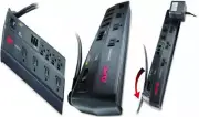 APC 8-Outlet Surge Protector Power Strip with Telephone and DSL 8 Outlet
