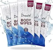 Luxury Adult Wipes Extra Large 9" x 9" (60 Pack) | No Alcohol Body Wipes for adults bathing no rinse | No Hassle No Water Disposable washcloths for adults & elderly | Microwavable Bath & Wet Wipes