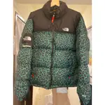 SUPREME聯名羽絨外套THE NORTH FACE LEOPARD PRINT綠豹紋（已面交出售，請勿下單）