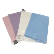 SPRING Lot of 4 Silk Pocket Squares Business Formal Suit Pink Blue White
