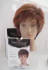 Pure Natural Pixie AVA Wig TT Gold Coast Color Bright Auburn and Black Hair NIB
