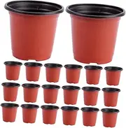Totority 120Pcs Plastic Planting Pots for Succulents Breathable Seedling Lightweight Garden Supply for Home and Outdoor Use Easy to Clean and