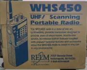 Relm WHS450 portable FM tranceiver/2-way radio **NEW**