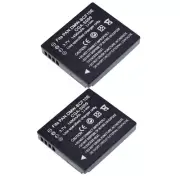 2 Pack Battery For Panasonic DMW-BCF10 E DMW-BCF10PP CGA-S009 CGA-S/106B S/106C