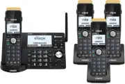 Vtech CLS21253 4-Handset Super Long Range Expandable DECT Cordless Phone with...