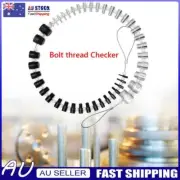 Nut & Bolt Thread Checker Inch and Metric Set Nut Bolt Thread Detection Tools AU