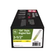 Grip-Rite GRDA25GL Electro Galvanized Glue 15 ga. Finish Nails 2-1/2 L in.
