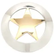 Gold Star Smooth Concho Screw Back 2" 7532-01