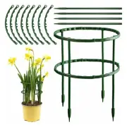 Tomato Climbing Plant Support Cage Stakes Trellis Growing Flower Pot Rack Holder