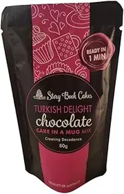 Story Book Cakes - Turkish Delight Mud Cake - In a Mug (80g) by Krisp N Krunch