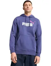 [Puma] Essential Logo Hoodie in Blue Crystal