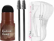 Waterproof Eyebrow Modeling Kit, 10 Coloring Templates, Waterproof Eyebrow Template | Eyebrow Modeling Kit, Stamp for Women and Girls, Great for Parties and Festivals