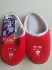 New Sydney Swans Slippers Size M Afl Football Nwt Funky Feet