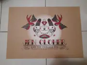 Eva Collado Designed/Screen Printed Jen Cloher Gig Poster Numbered