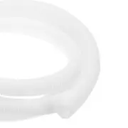 10ft 1 Inch White Wire Loom Split Tubing Cord Protectors Flexible Conduit