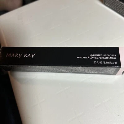 Mary Kay Unlimited Lip Gloss -Iconic Red .13 Oz. NEW. Large Tube