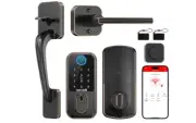 WiFi Smart Locks for Front Door: Hornbill Keyless Entry Door Lock with Handle, F