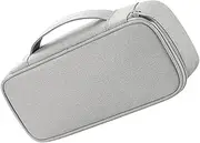 Electronic Organizer Storage Bag Capacity Travel Cable Case for Earphones Data Cables Adapters Power Banks Stylish Grey Design for Daily Use Travel