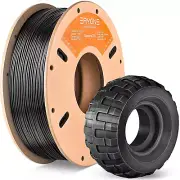 TPU Filament 1.75Mm for 3D Printer +/-0.03Mm, 95A, 0.5Kg (1.1 LBS) / Spool, Blac