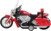 ERINGOGO Police Motorcycle Model Motorbike Pull Back Action Material Fun for Hours of Play