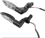 Front Rear Turning Indicator Lights Front Rear Turn Signal Light Motorcycle Blinker, for F800GT F800 F 800 GT GS F800GS, for ADVENTURE S1000XR S 1000 S1000 XR Motorcycle Turn Signal Lights(BLA