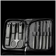 Manicures, Pedicure Kits, Nail Clippers, Nail Clippers Portable Travel Manicure Set Stainless Steel Set Professional Nail Art 9 in 1 Set Professional Grooming Kits