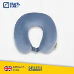 【 TRAVEL BLUE 藍旅 】 MEMORY FOAM 記憶棉 旅行頸枕 藍色 TB232-BL