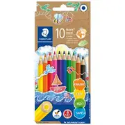Staedtler Noris Maxi Learner Coloured Pencils 10 Pack