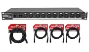 Chauvet DJ Data Stream 4 Datastream 1 - 4 Optical Splitter + (4) DMX Cables