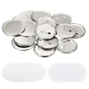 2.26" Blank Button Making Supplies,10Pcs Badge Parts for Button Maker Machine