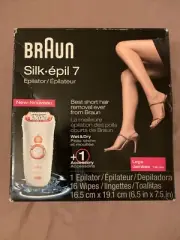 Braun SE 7181 WD Silk Epil 7 Epilator, Orange/Copper New in open box