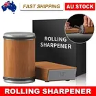 Rolling Knife Sharpener with Diamond Knife Sharpener Set with 15 and 20 Degree