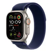 Apple Watch Ultra 2 49mm GPS + Cellular Natural Titanium Case with Blue Trail Loop - M/L