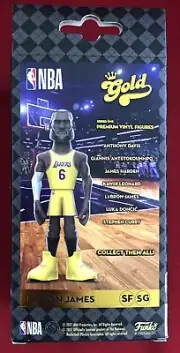 Gold Lebron James Funko Gold!!!!! Bubble Wrapped When Shipped Lakers