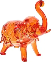 EPIGEIST Lovely Crystal Elephant Statue Unique Hallway Decor Delicate Design for Home and Office Adornment Artistic Elephant Figurine for Interior Refreshing Touch