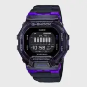 Casio G-SHOCK Men's Watch GBD-200SM-1A6 - Purple Resin Strap, Bluetooth and Fitn