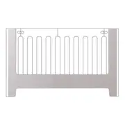 Bloom Alma Papa 120.4cm Wood Bed Rail Guard Baby Safety Protector Coconut White