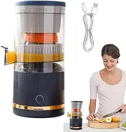 Automatic Separation Juicer,Orange Juice Squeezer Automatic Separation Fruit Press Machine | Portable Citrus Juicer, 7.4V Juice Container for Lemon, Orange, Citrus, Lime