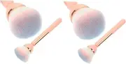 NOLITOY 2pcs Supple Makeup Brush Nail Dust Remover Brush Makeup Accessory Australian Design