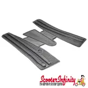 Floormat Floorboard Protection (Black) (Vespa PX, P Range, T5 Classic, LML)