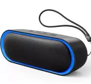 Bluetooth Speakers, Waterproof Portable Speakers with TWS, 24 Playtime, S