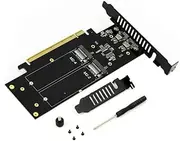 JEYI iHyper-Pro M.2 X16 to 4X PCIE 4.0 GEN4 Expansion Card Supports NVMe M.2 m Key 2280 up to 32Gbps for VROC NVMe Raid (iHyper)