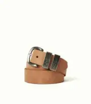 RM WILLIAMS DROVER BELT 1 1/2 inch Vintage Brown CLEARANCE ASSTD SIZES