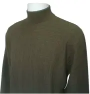 NEW Donna Karan Black Label Collection Mens Sweater! M Olive Geometric Pattern