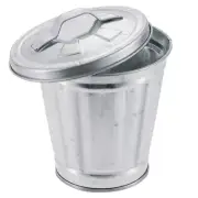Garbage Recycling Container Cup Holder Trash Can for Car Mini Black Office