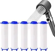 ButterFox 5 Pack Shower Filter Replacement Cartridges, Shower Head Filter for Hard Water Filteration, Reduces Chlorine, Heavy Metals and Other Impurities